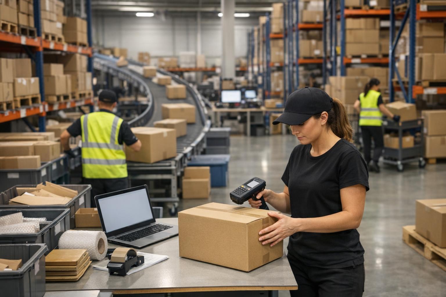 Zdjęcie: magazyn i logistyka sklepu internetowego